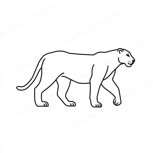 Panther Vector Graphic preview