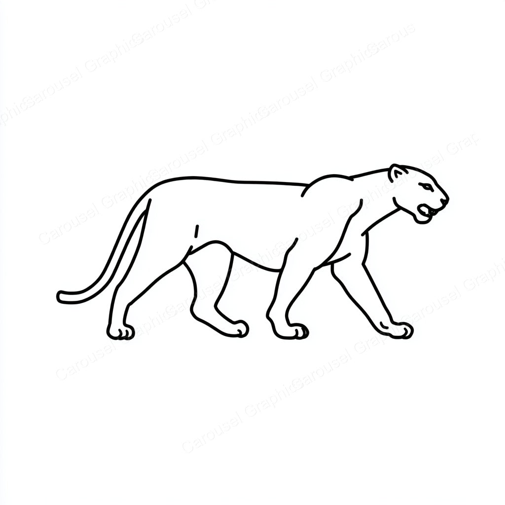 Panther Vector Graphic preview