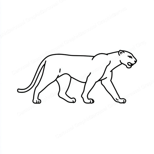 Panther Vector Graphic preview