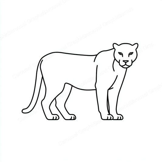Panther Vector Graphic preview