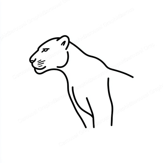 Panther Vector Graphic preview