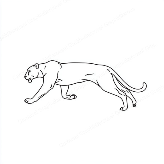 Panther Vector Graphic preview
