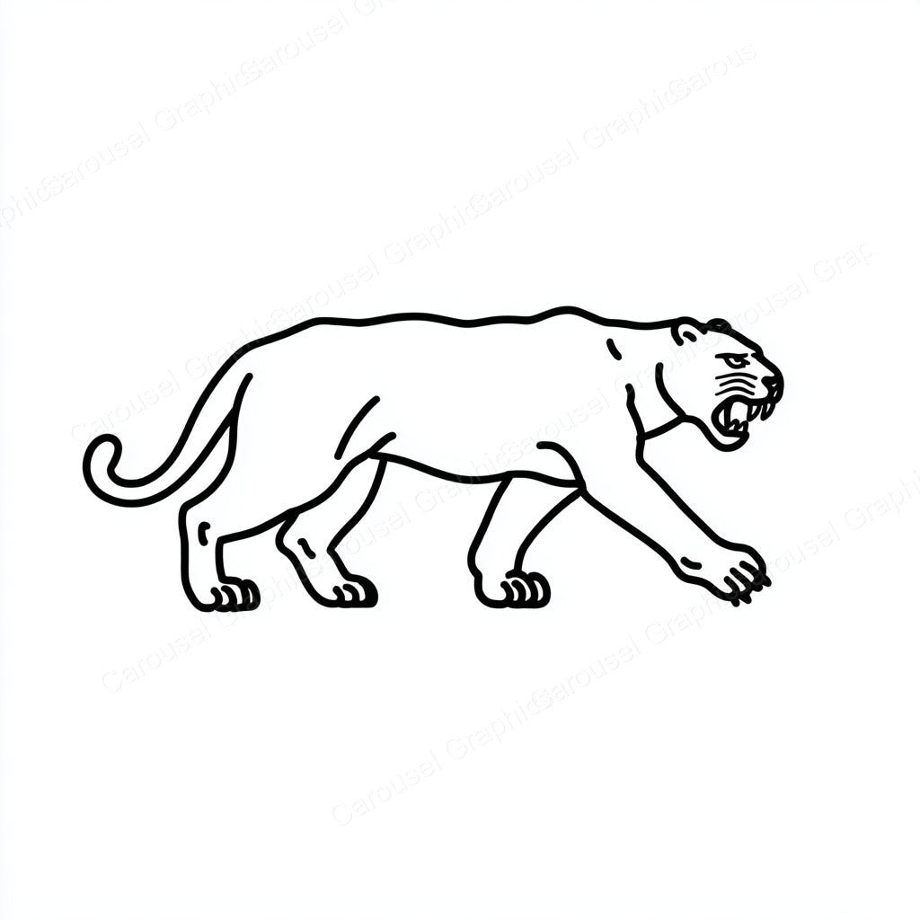 Panther Vector Graphic preview