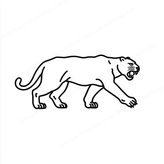Panther Vector Graphic preview