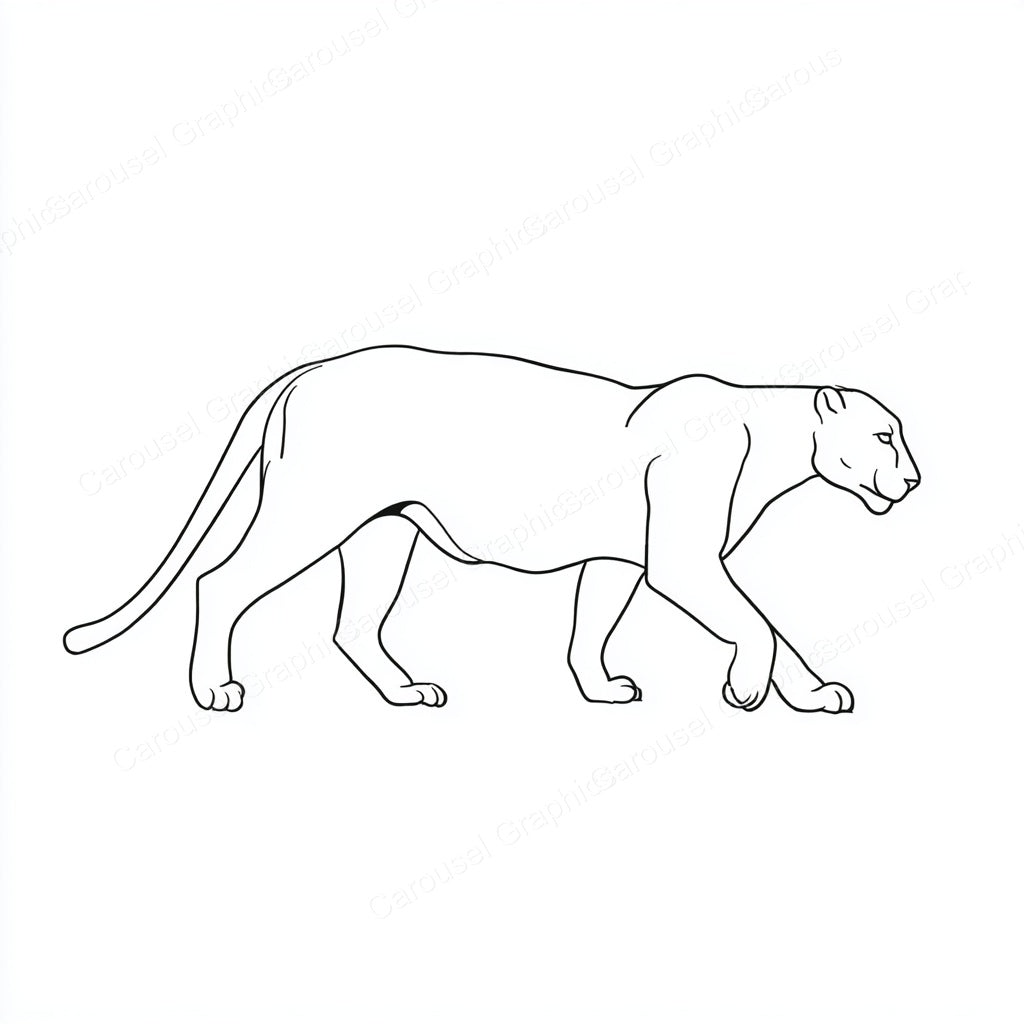 Panther Vector Graphic preview