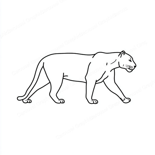 Panther Vector Graphic preview