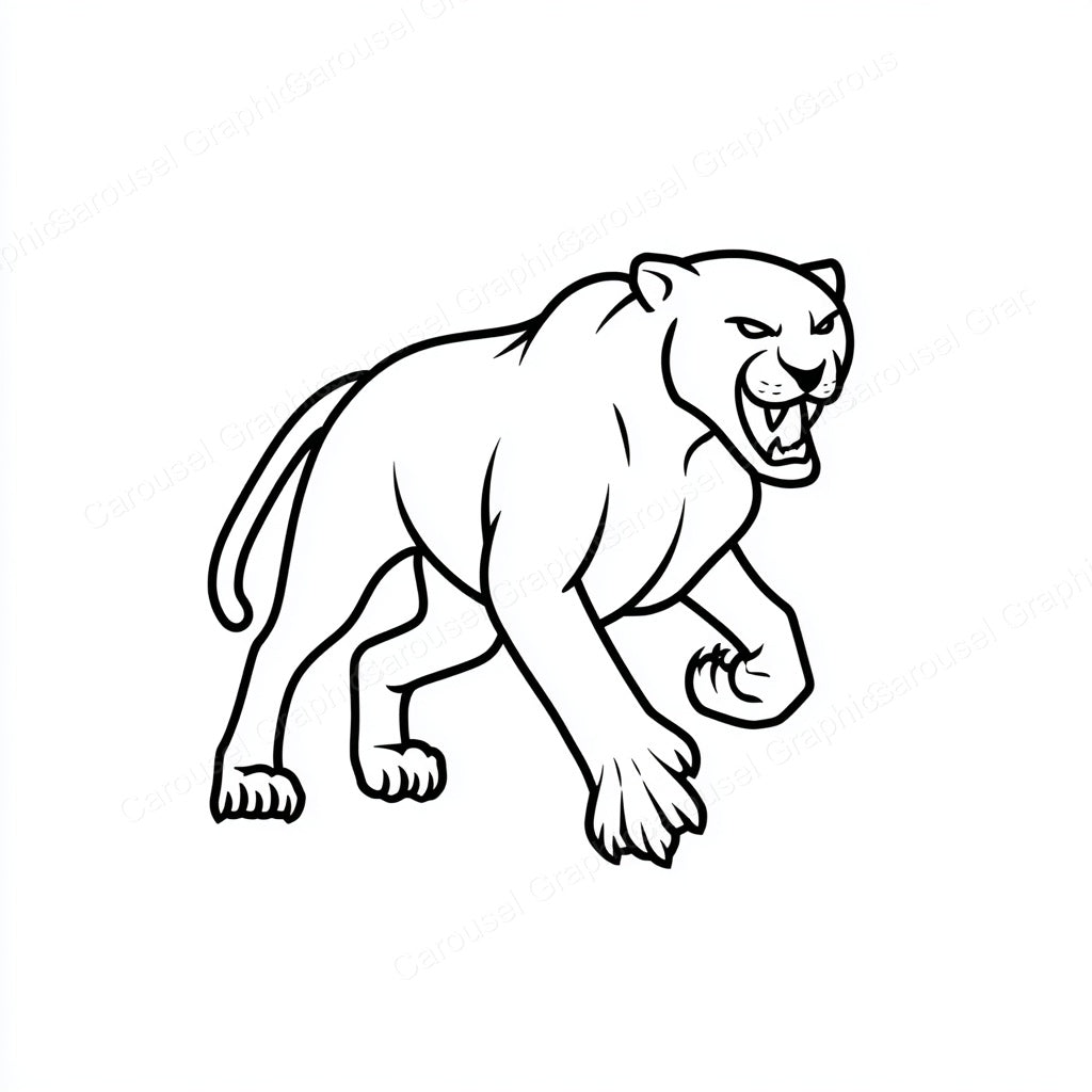Panther Vector Graphic preview