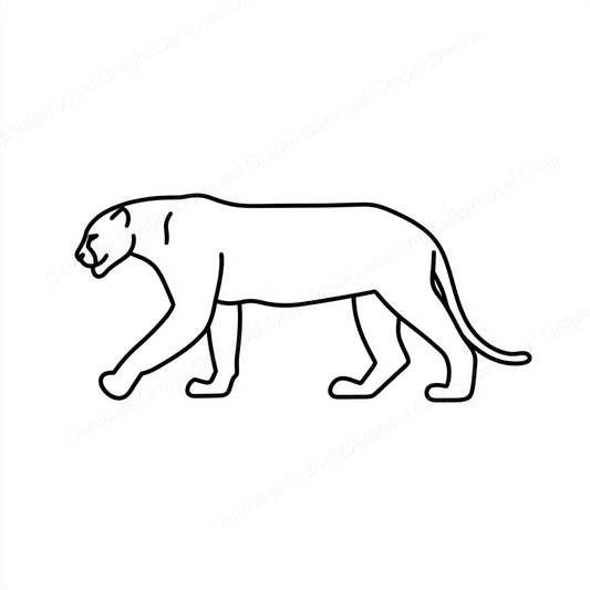 Panther Vector Graphic preview