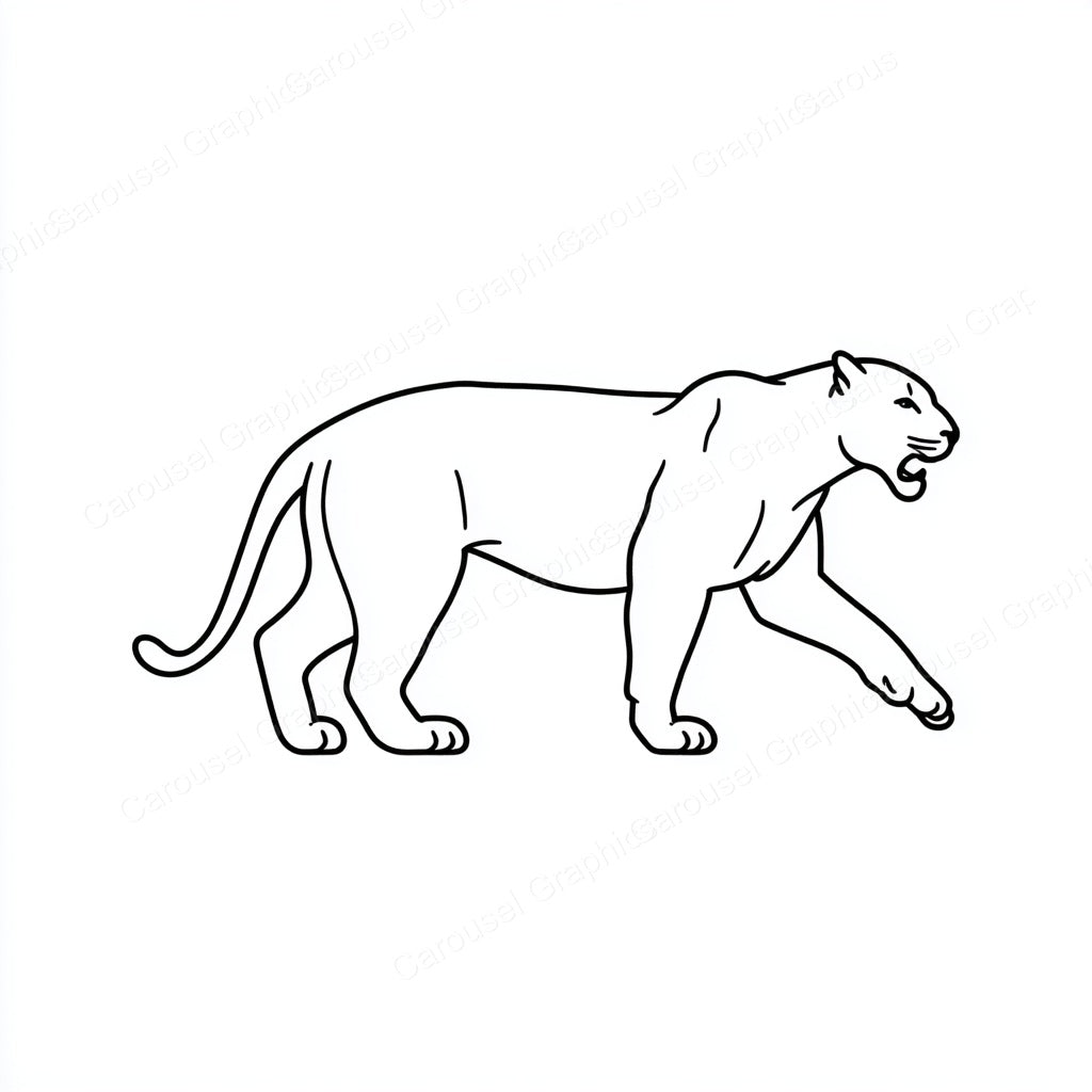 Panther Vector Graphic preview