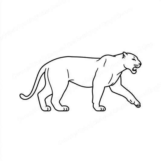 Panther Vector Graphic preview