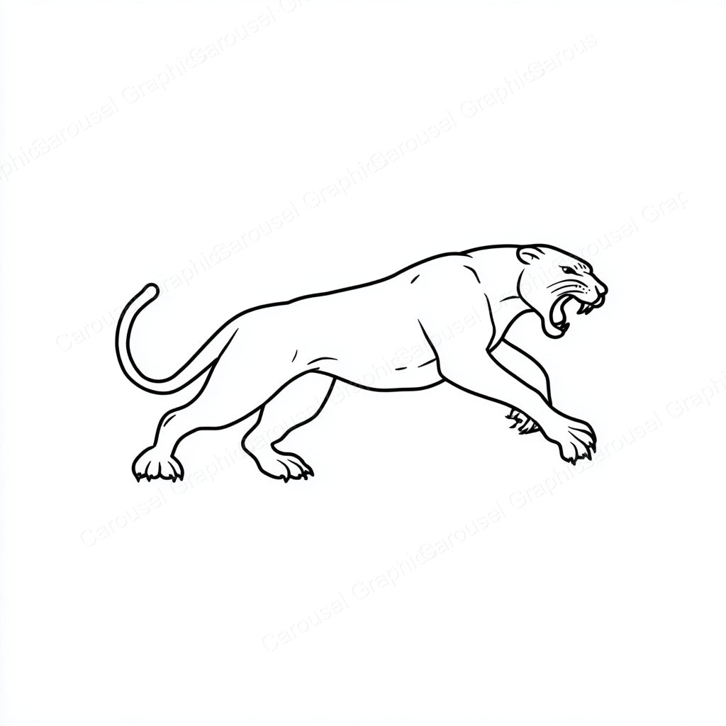 Panther Vector Graphic preview