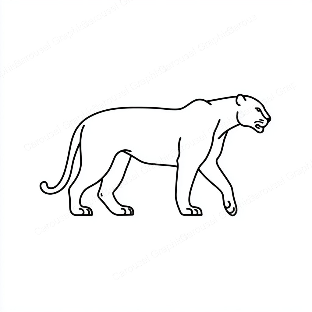 Panther Vector Graphic preview