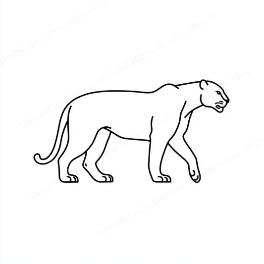 Panther Vector Graphic preview