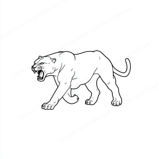 Panther Vector Graphic preview