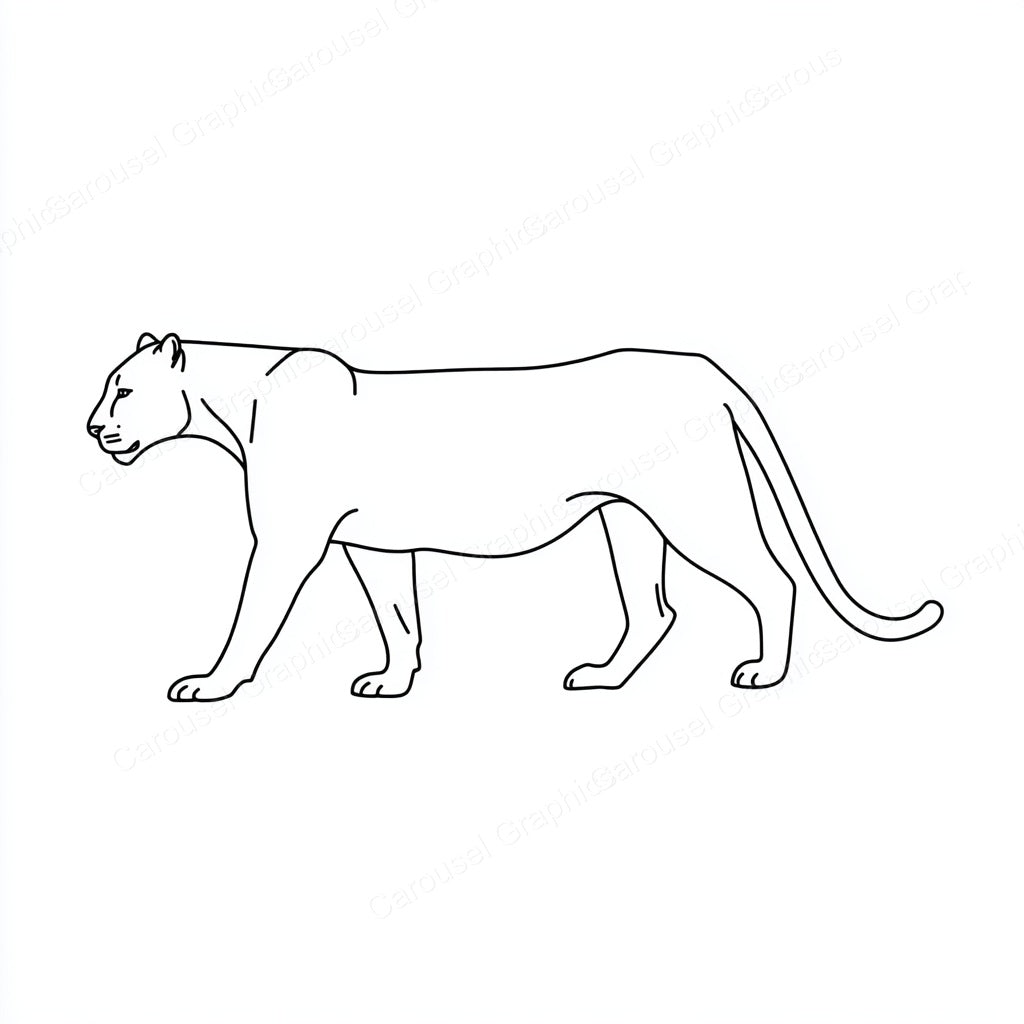Panther Vector Graphic preview