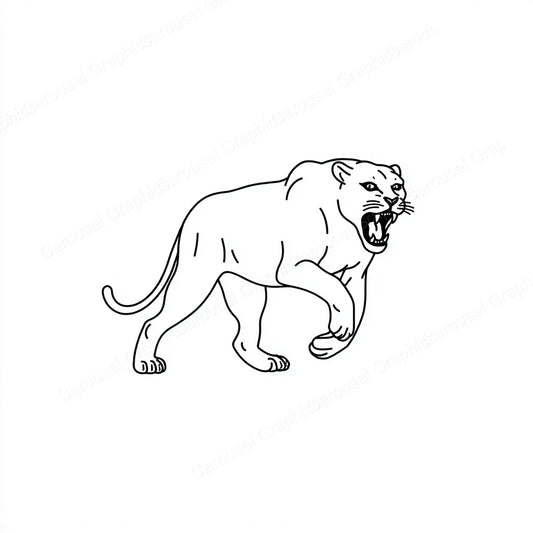 Panther Vector Graphic preview
