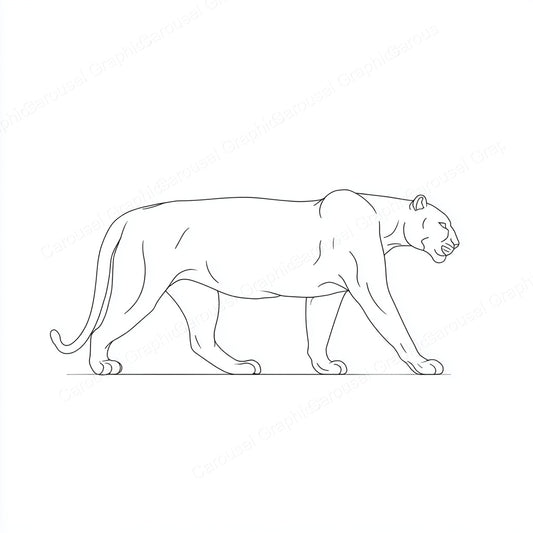 Panther Vector Graphic preview