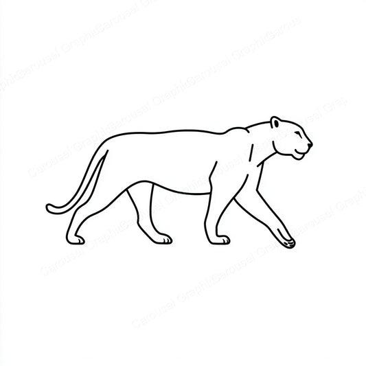 Panther Vector Graphic preview