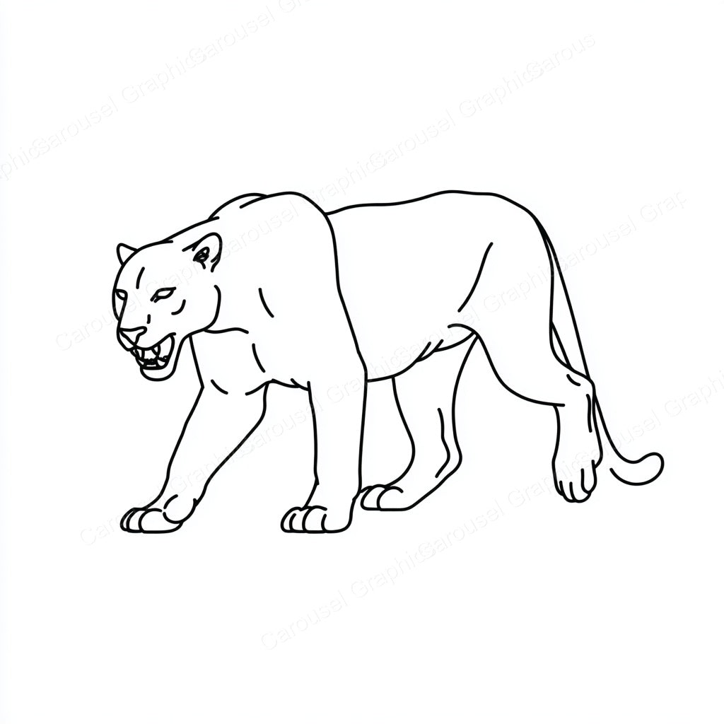Panther Vector Graphic preview