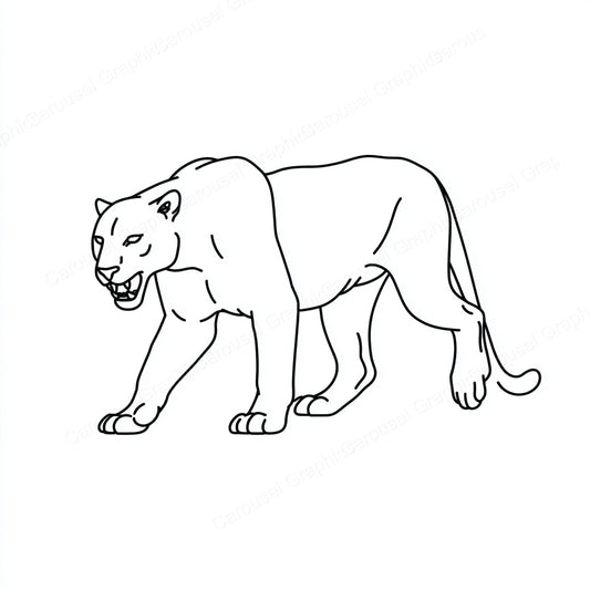Panther Vector Graphic preview