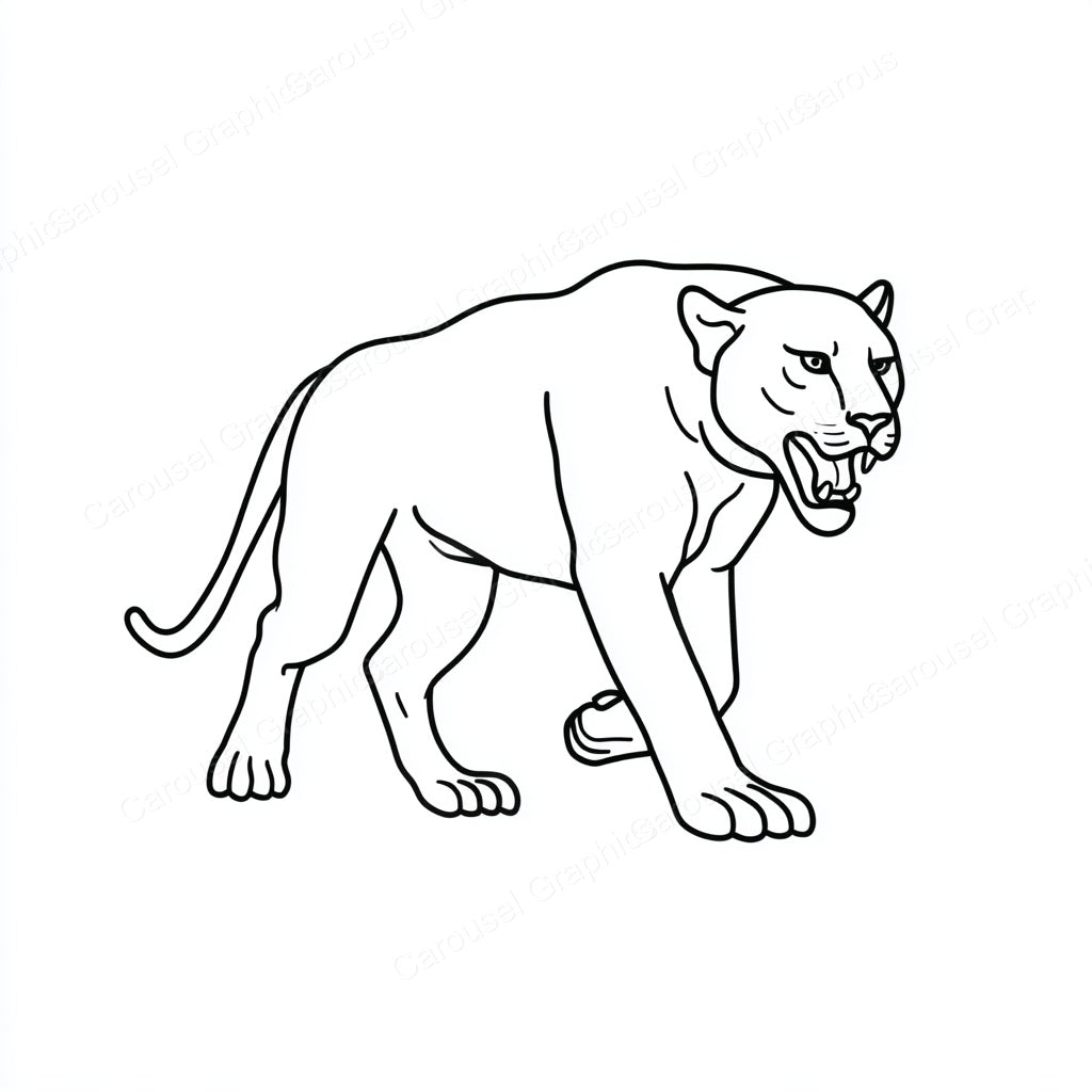 Panther Vector Graphic preview