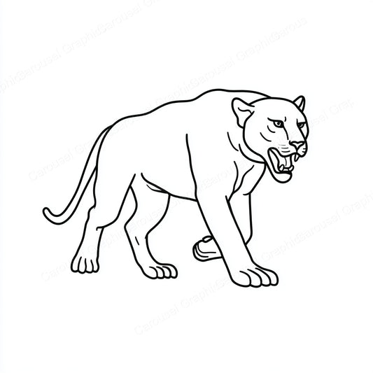 Panther Vector Graphic preview