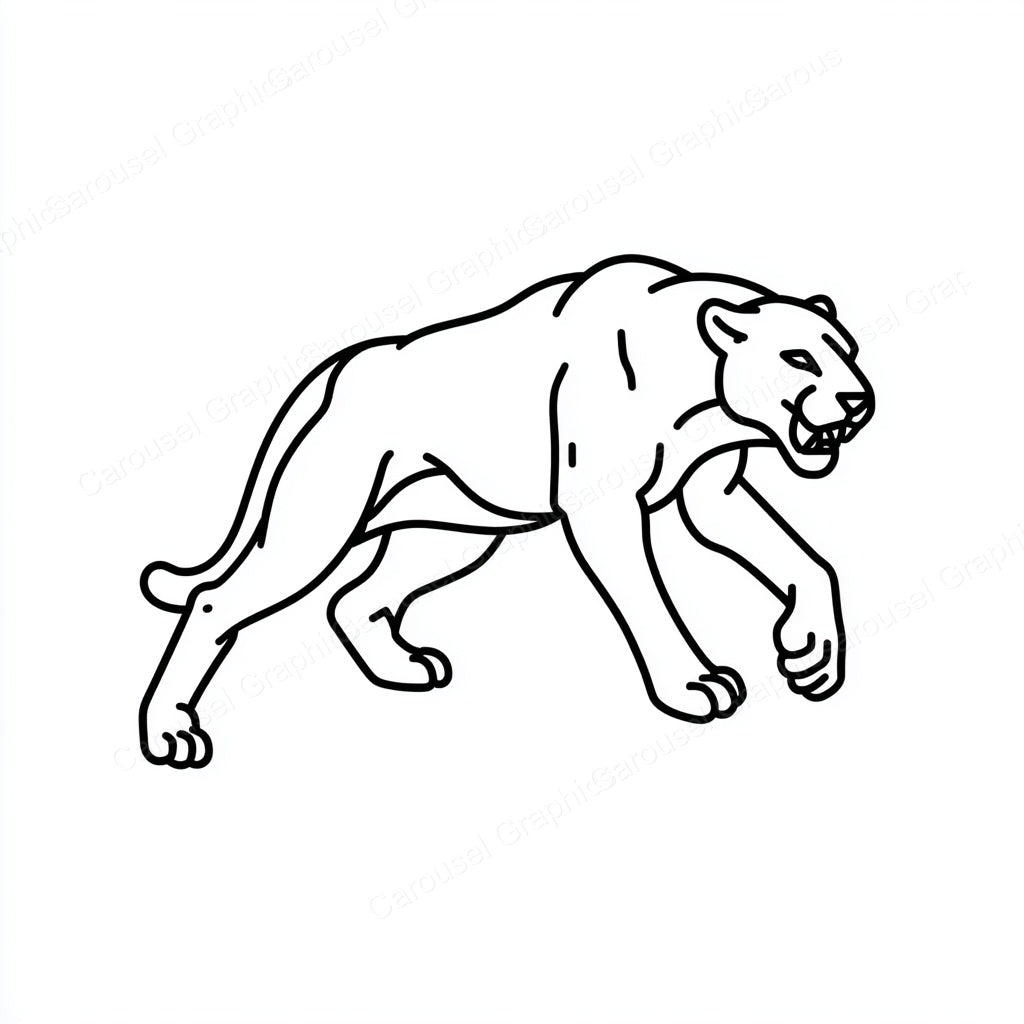 Panther Vector Graphic preview