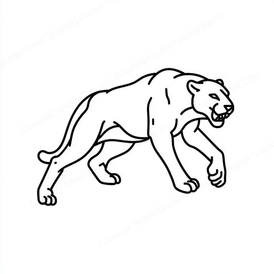 Panther Vector Graphic preview