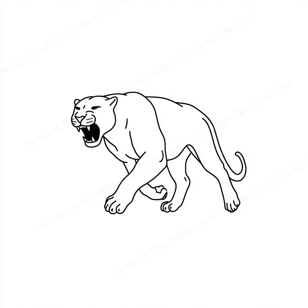 Panther Vector Graphic preview