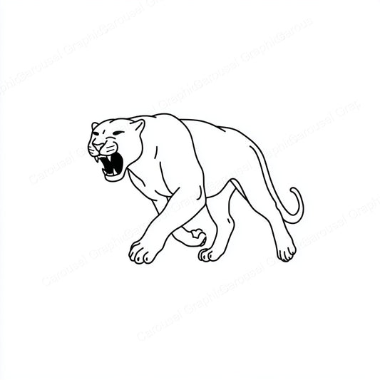 Panther Vector Graphic preview