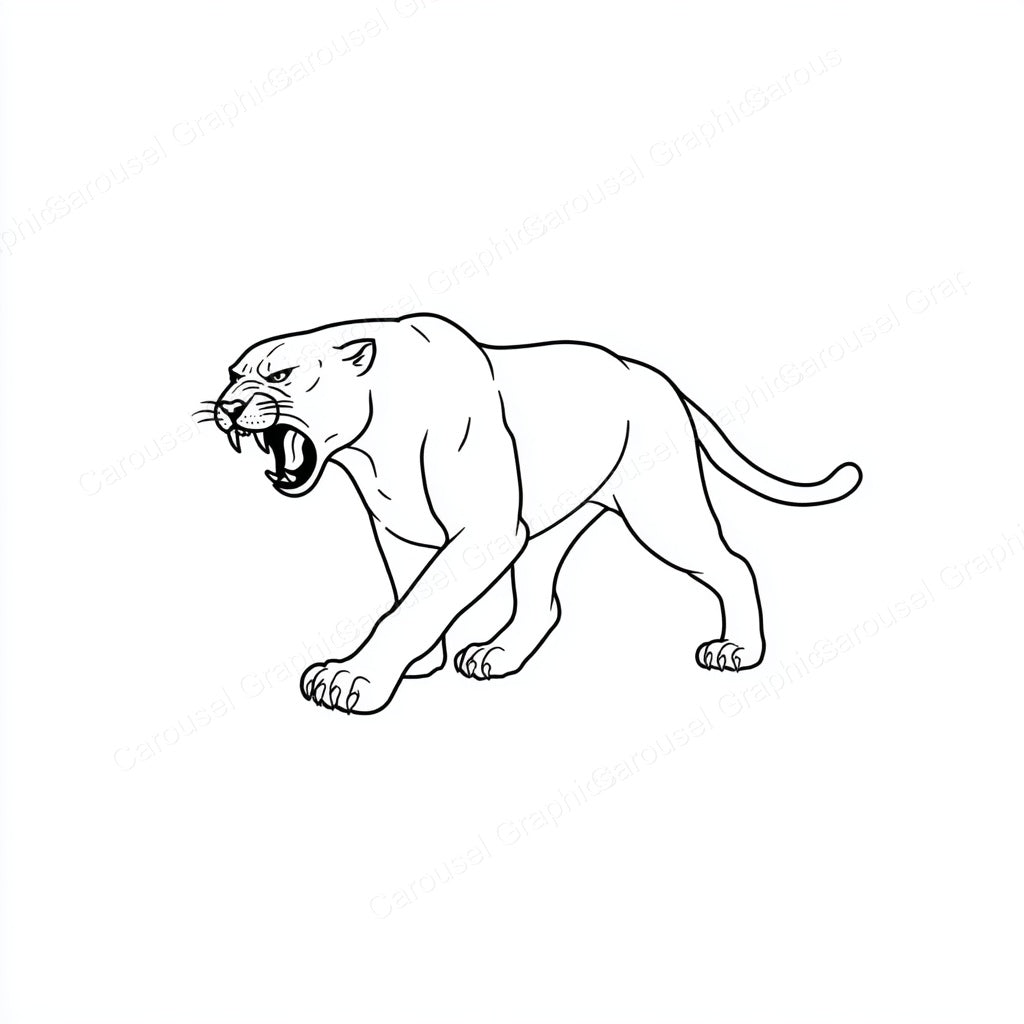 Panther Vector Graphic preview
