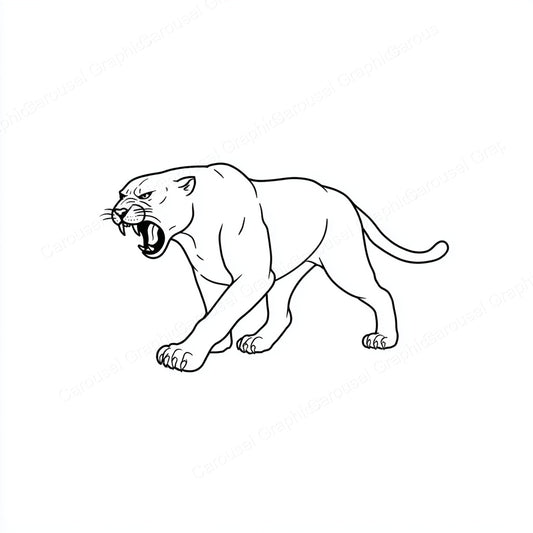 Panther Vector Graphic preview