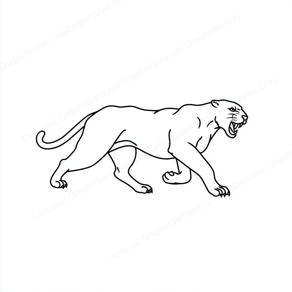 Panther Vector Graphic preview