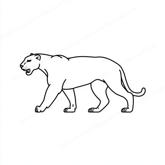 Panther Vector Graphic preview