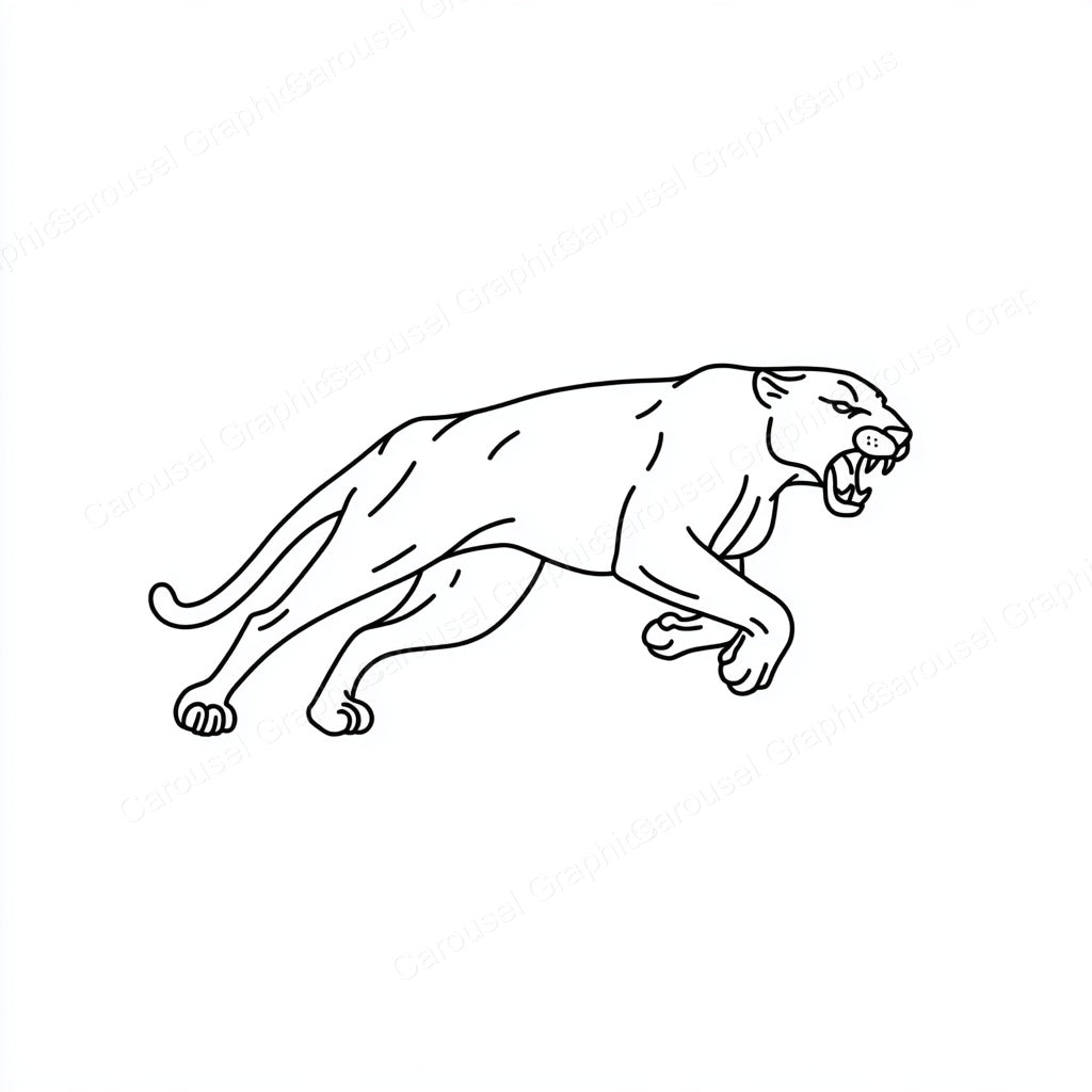 Panther Vector Graphic preview