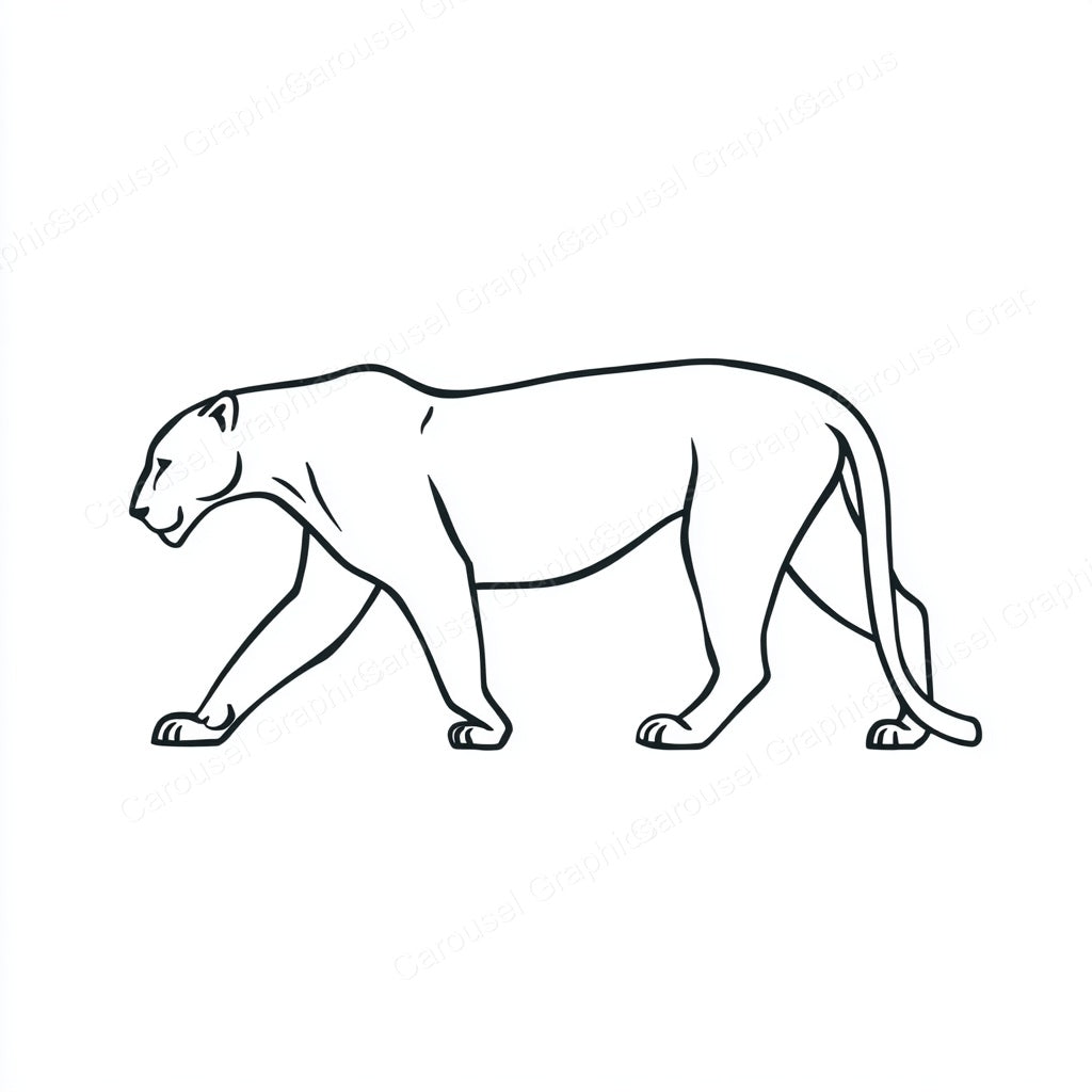 Panther Vector Graphic preview