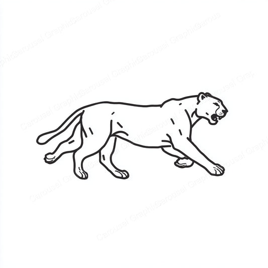 Panther Vector Graphic preview