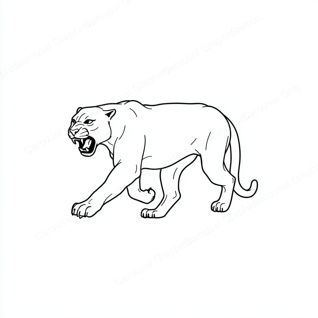 Panther Vector Graphic preview