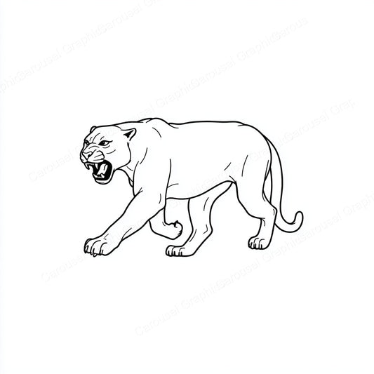 Panther Vector Graphic preview