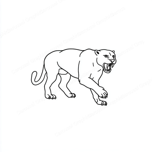 Panther Vector Graphic preview