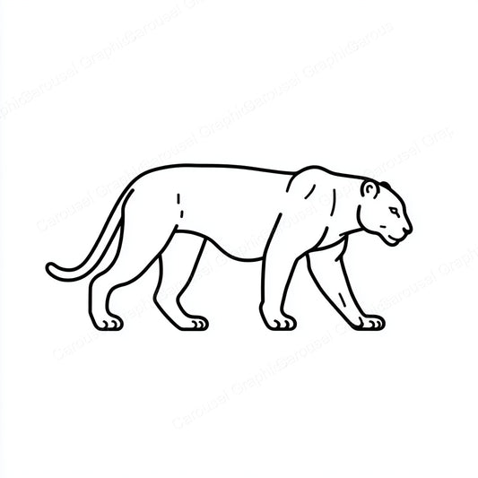 Panther Vector Graphic preview