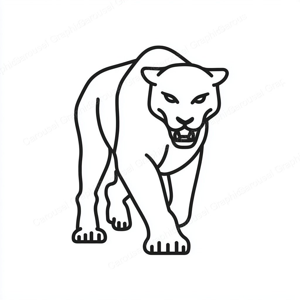 Panther Vector Graphic preview
