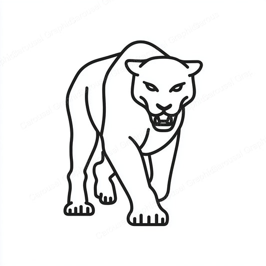Panther Vector Graphic preview