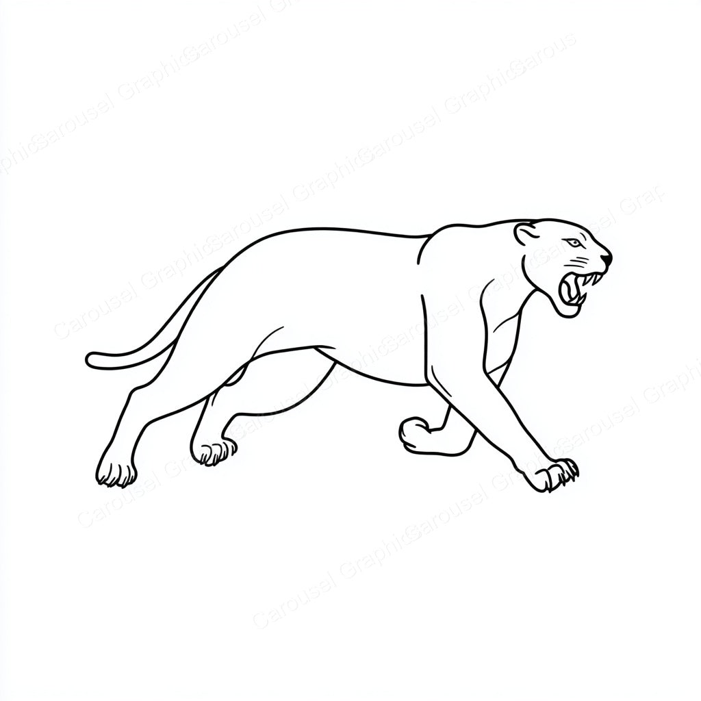 Panther Vector Graphic preview