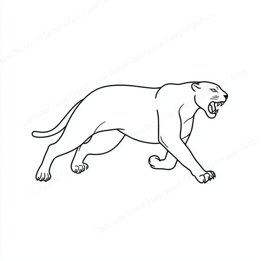 Panther Vector Graphic preview