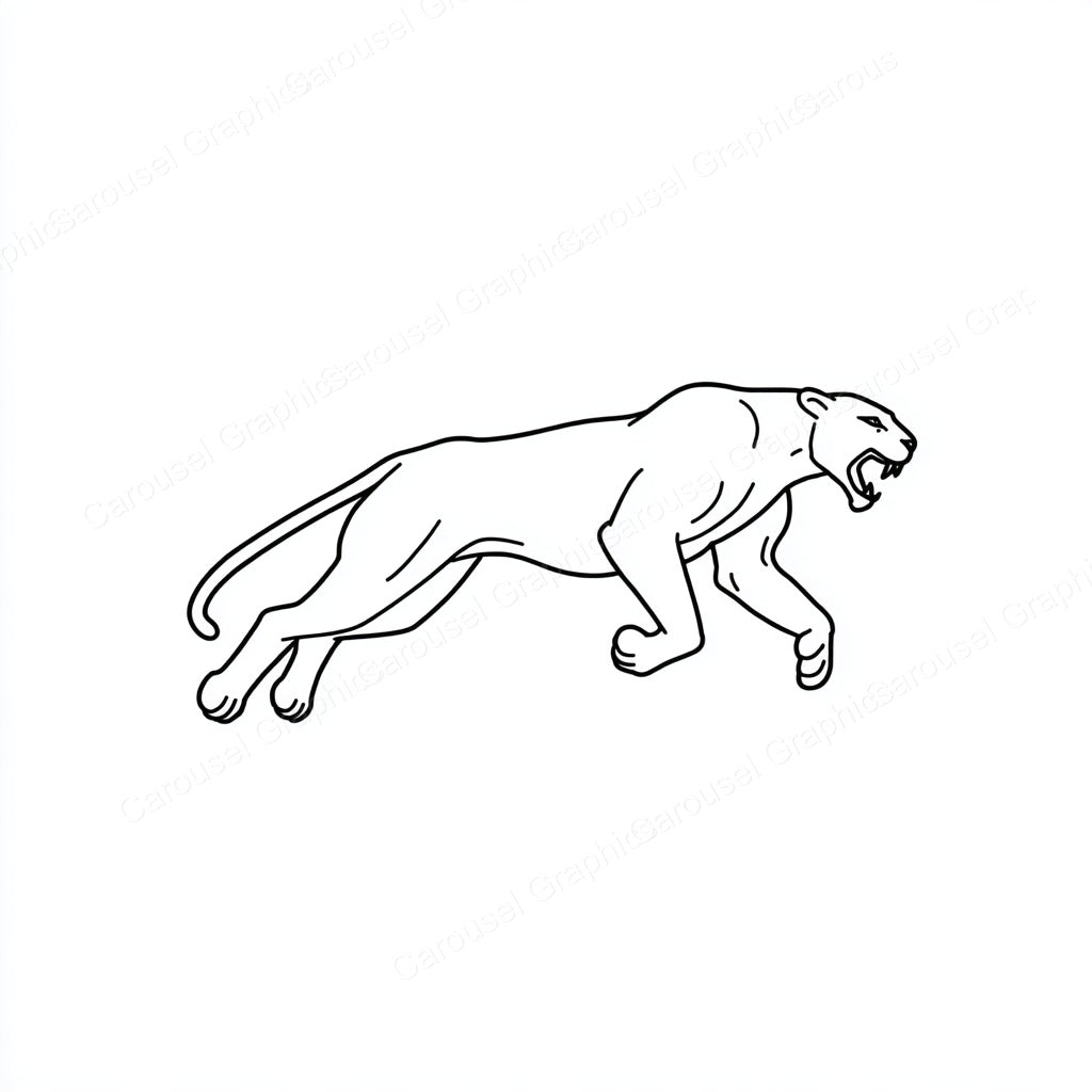 Panther Vector Graphic preview