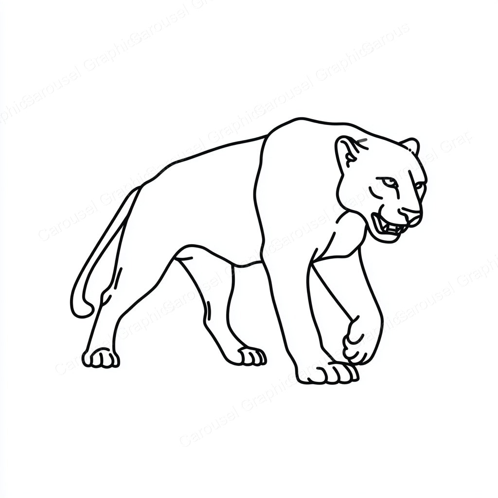 Panther Vector Graphic preview