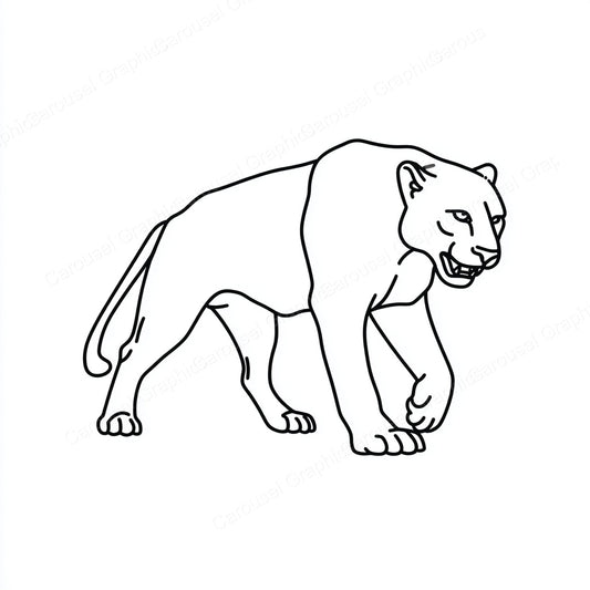 Panther Vector Graphic preview
