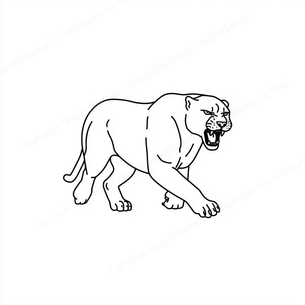 Panther Vector Graphic preview