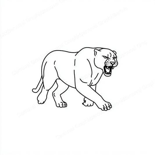 Panther Vector Graphic preview